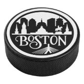 Boston Skyline Hockey Puck (3/4)