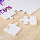 Boston skyline in watercolor legpuzzel (Zijkant)