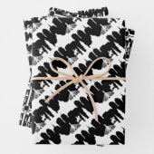 Boston Skyline Inpakpapier Vel (In situ)