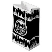 Boston Skyline Klein Cadeauzakje (Achterkant Gekanteld)