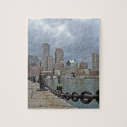 Boston Skyline Legpuzzel (Verticaal)