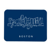 Boston Skyline Magneet (Horizontaal)
