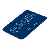 Boston Skyline Magneet (Linkerzijde)