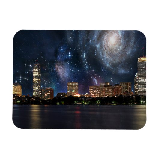 Boston Skyline Magneet (Horizontaal)