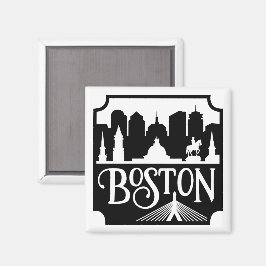 Boston Skyline Magneet