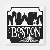 Boston Skyline Magneet (Voorkant)
