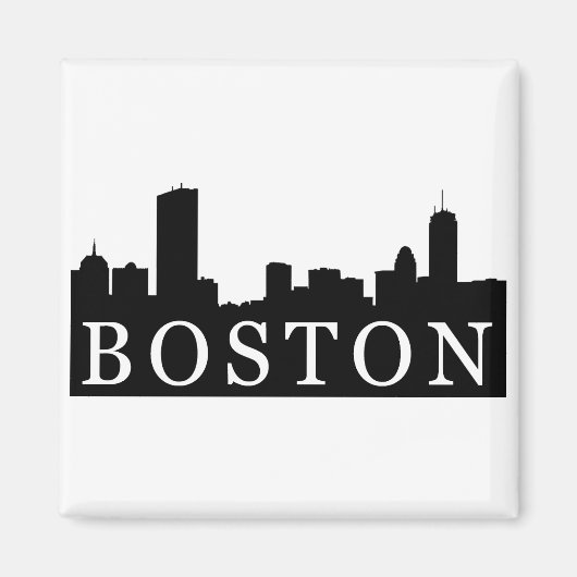 Boston Skyline Magneet (Voorkant)
