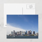 Boston Skyline, Massachuset Briefkaart (Voorkant / Achterkant)
