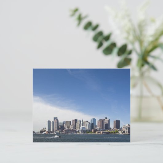 Boston Skyline, Massachuset Briefkaart (Staand voorkant)