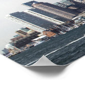 Boston Skyline, Massachuset Poster (Hoek)