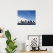 Boston Skyline, Massachuset Poster (Thuiskantoor)