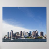 Boston Skyline, Massachuset Poster (Voorkant)