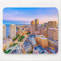Boston Skyline, Massachusetts, Verenigde Staten