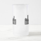 Boston Skyline Matglas Bierpul (Center)