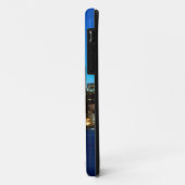 Boston skyline met maan Case-Mate iPhone case (Achterkant/links)