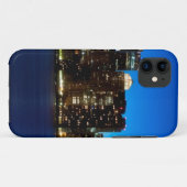 Boston skyline met maan Case-Mate iPhone case (Achterkant (horizontaal))