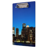 Boston skyline met maan klembord (Links)