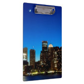 Boston skyline met maan klembord (Rechts)