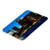 Boston skyline met maan magneet (Linkerzijde)