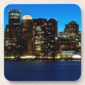 Boston skyline met maan onderzetter (Voorkant)