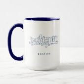 Boston Skyline Mok (Links)