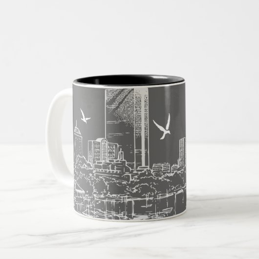 Boston Skyline Mok (Voorkant links)