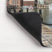 Boston Skyline Muismat (Hoek)