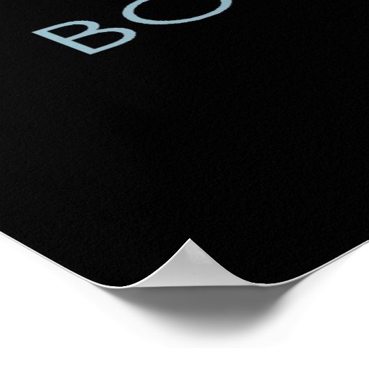 Boston - Skyline@night Poster (Hoek)