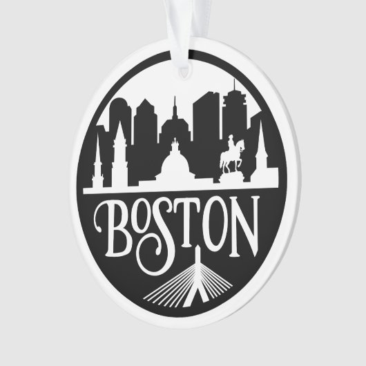 Boston Skyline Ornament (voorkant)