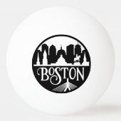 Boston Skyline Pingpongbal (Voorkant)
