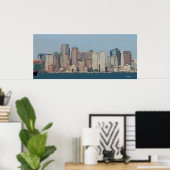 Boston Skyline Poster (Thuiskantoor)