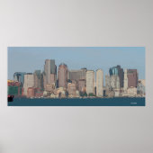 Boston Skyline Poster (Voorkant)
