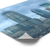Boston Skyline Poster (Hoek)