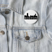 Boston Skyline Ronde Button 5,7 Cm (In situ)