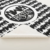 Boston Skyline Sherpa Deken (3/4)