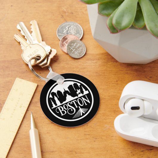 Boston Skyline Sleutelhanger (Bureau)