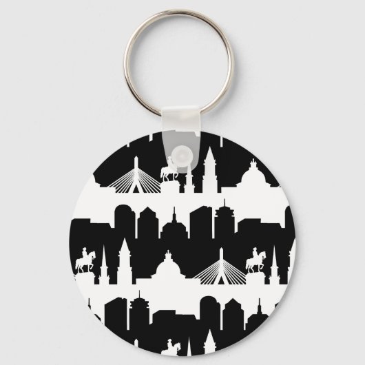 Boston Skyline Sleutelhanger (Achterkant)