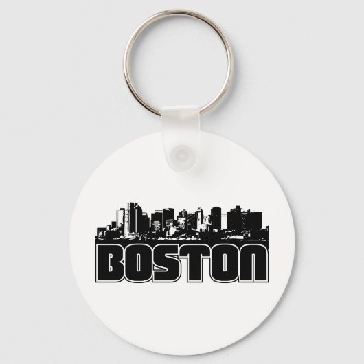 Boston Skyline Sleutelhanger (Voorkant)
