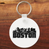 Boston Skyline Sleutelhanger (Voorkant)