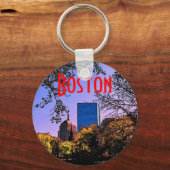 Boston Skyline Sleutelhanger (Voorkant)