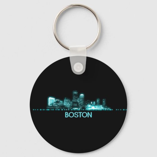 Boston Skyline Sleutelhanger (Voorkant)