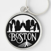Boston Skyline Sleutelhanger (Voorkant)