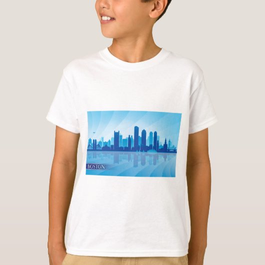 Boston Skyline T-shirt (Voorkant)