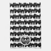 Boston Skyline Theedoek (Verticaal)