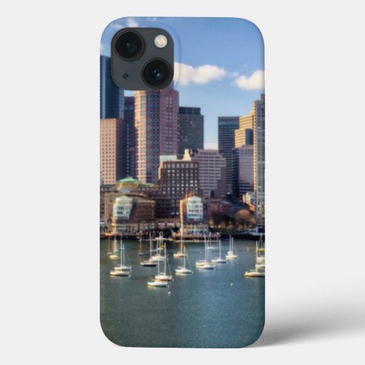 Boston skyline van waterfront Case-Mate iPhone case (Achterkant)