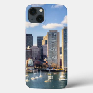 Boston skyline van waterfront Case-Mate iPhone case