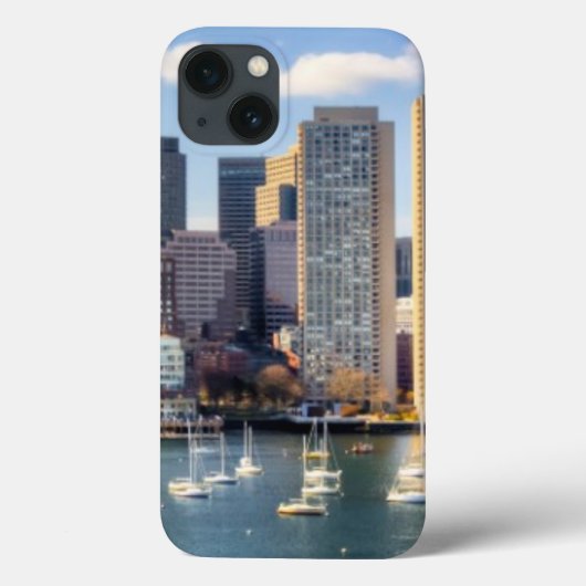 Boston skyline van waterfront Case-Mate iPhone case (Achterkant)