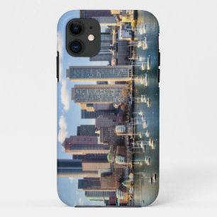 Boston skyline van waterfront Case-Mate iPhone case