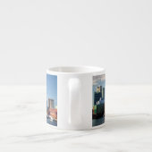 Boston skyline van waterfront espresso kop (Achterkant)