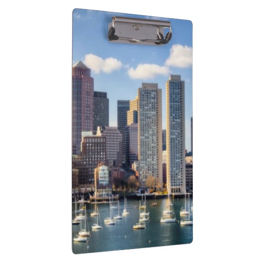 Boston skyline van waterfront klembord (Rechts)